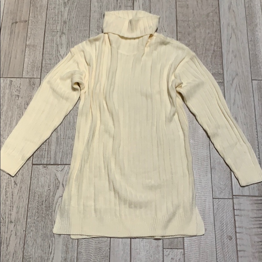 Revolve ivory Sweater dress Small